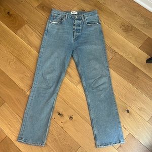 AGOLDE Riley high rise straight jeans